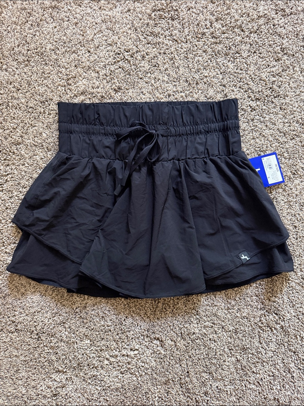 JoyLab Black Athletic Skort with Elastic Waistband